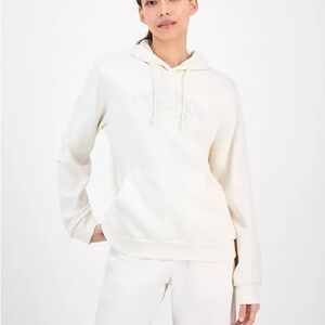 The North Face Women’s Evolution Sparkle Hoodie in White Dune Size M NWT
